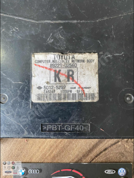 89221-02560 TOYOTA COROLLA AURİS MULTİPLEX AĞ KAPLAMASI ORJ