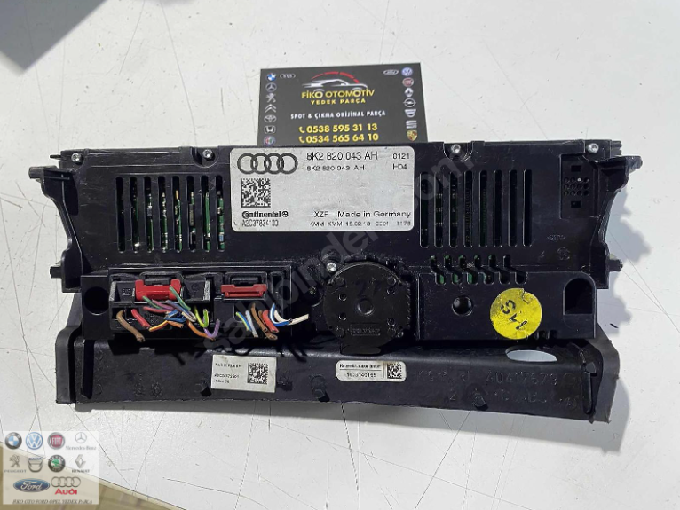 8K2820043 AUDİ A4 B8 KLİMA KONTROL PANEL ORJ