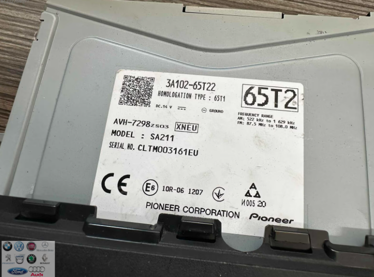 3A102-65T22 SUZUKİ SX4 MÜLTİMEDYA TEYP ORJ