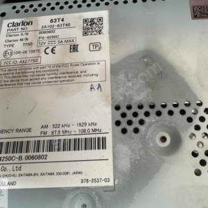 3A102-63T40 3A110-64UJ1 SUZUKİ S-CROSS MÜLTİMEDYA EKRAN ORJ